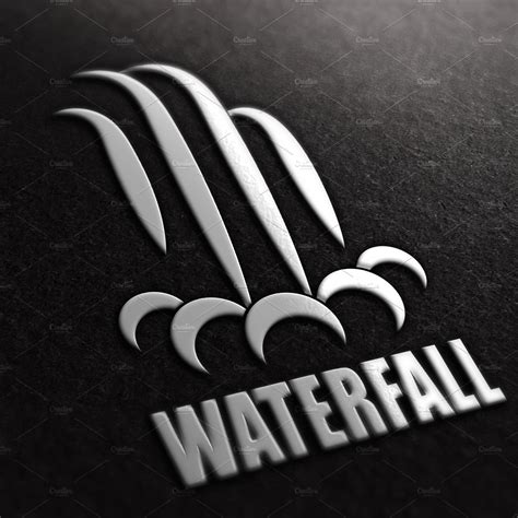 Waterfall Logo Template Branding And Logo Templates Creative Market