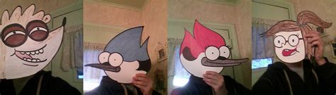 Regular Show Character Cutouts By Westernciv On Deviantart