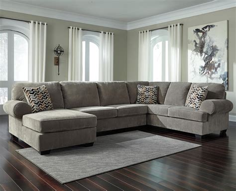 Ashley Furniture Brown Corduroy Sectional Signature Design By Ashley