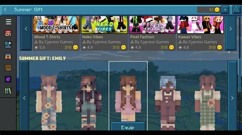 Minecraft Summer T Skin Pack By Cypress Games A Free Minecraft