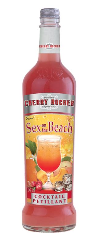 Sex On The Beach Cocktails Pétillants Cherry Rocher