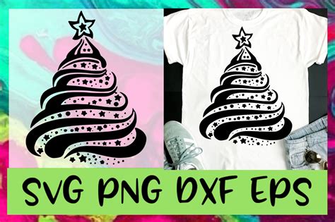 The image is png format and has been processed into transparent background by ps tool. Beautiful Christmas Tree Silhouette SVG PNG DXF & EPS ...
