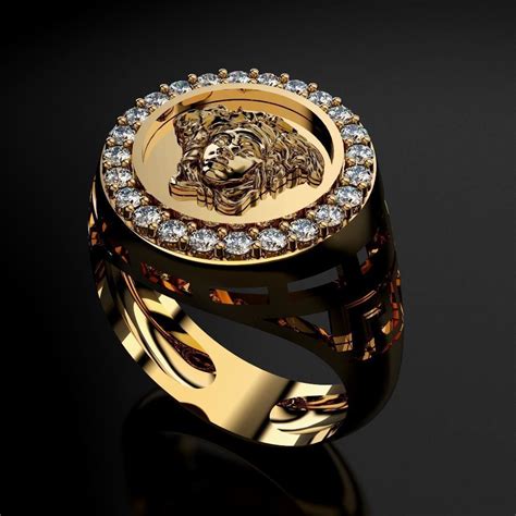 Versace Ring For Men 3d Model 3d Printable Cgtrader