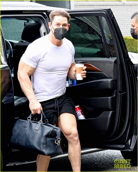 John Cena Shows Off His Muscles While Heading To The Gym In Canada