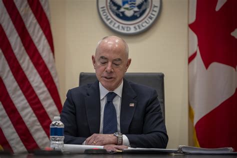 Dhs Secretary Alejandro Mayorkas Participates In A Virtual Conference With Federal Cabinet