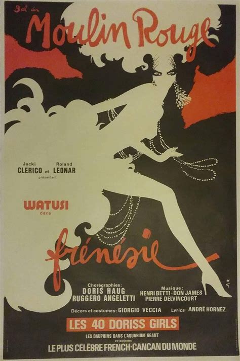 René Gruau Bal Du Moulin Rouge Vintage French Posters Moulin Rouge