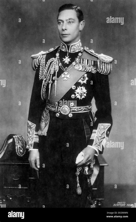 King George Vi Of United Kingdom Portrait Circa Late 1930s Stock