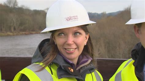 Environment Minister Unveils £235m Scottish Flood Protection Plan On Visit To Borders Itv News