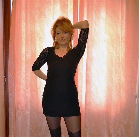 Vkdamochki Slim Mature Blonde In Black Outfit Throwback 2015