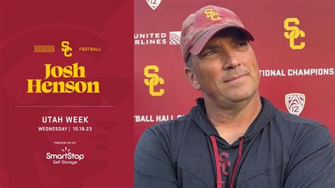 USC OL Coach Josh Henson I Utah Week YouTube