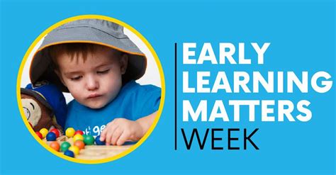 Early Learning Matters Week 17 21 October Aussie Childcare Network