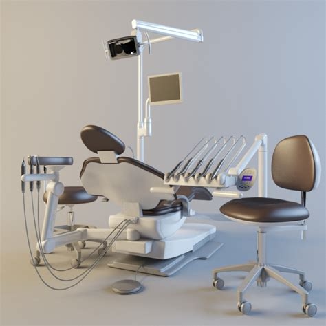 Dental Chairs 3d Model 24 Max Fbx Free3d