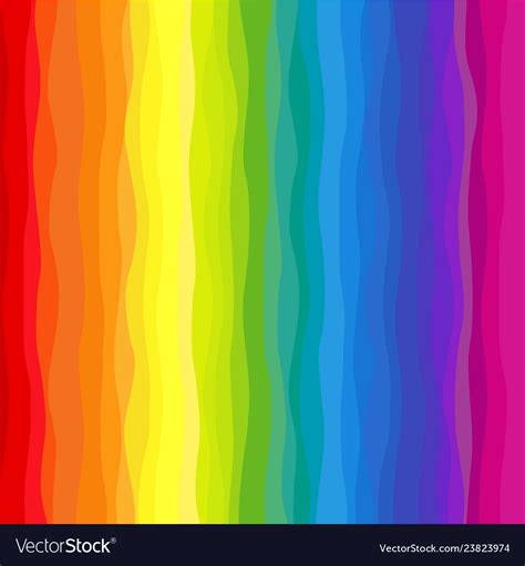 Vertical Wavy Rainbow Background Royalty Free Vector Image