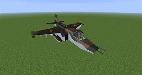 Minecraft Fighter Jet Schematics