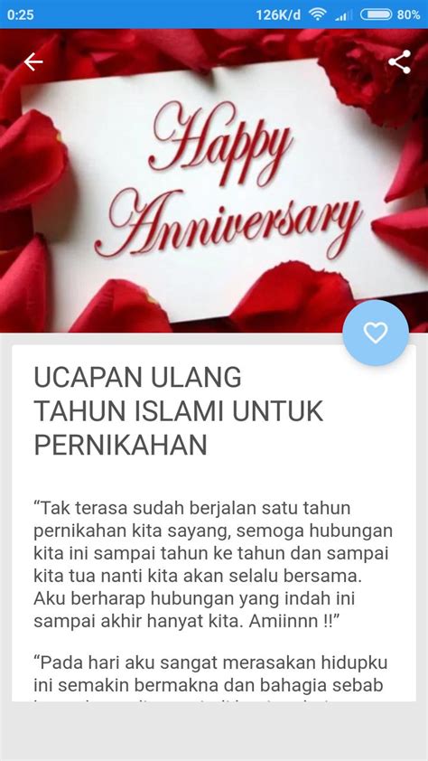 Anniversary Ucapan Ulang Tahun Pernikahan Islami - Nusagates
