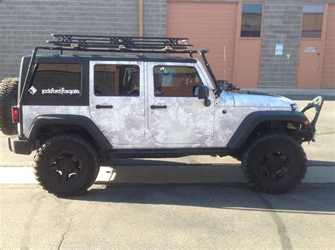 Maybe you would like to learn more about one of these? Full Jeep wrap made with Kryptek vinyl. #printing #Jeep # ...