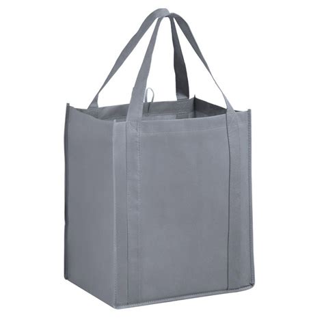 Heavy Duty Non Woven Grocery Tote Bag Winsert And Full Color 13x10x15 Color Evolution