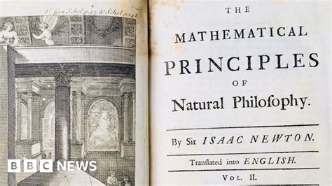 Rare Sir Isaac Newton Book Sells For £24k At Auction Bbc News