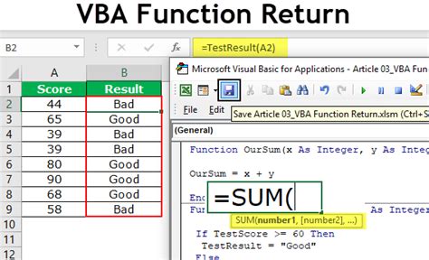 User Defined Function In Vba How To Create Udf Examples