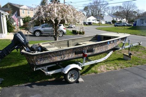 1998 14 Jon Boat With 99 Hp Motor And Trailer Nauti 1998 For Sale