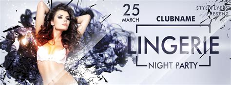 Lingerie Night Party Psd Flyer Template 6576 Styleflyers
