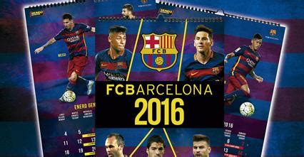 Calendario de postemporada de grandes ligas 2016. Calendario oficial FCBarcelona 2016