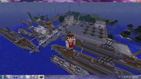 Submarine I 400 Japanese Submarine Base Ww Ii Minecraft Map