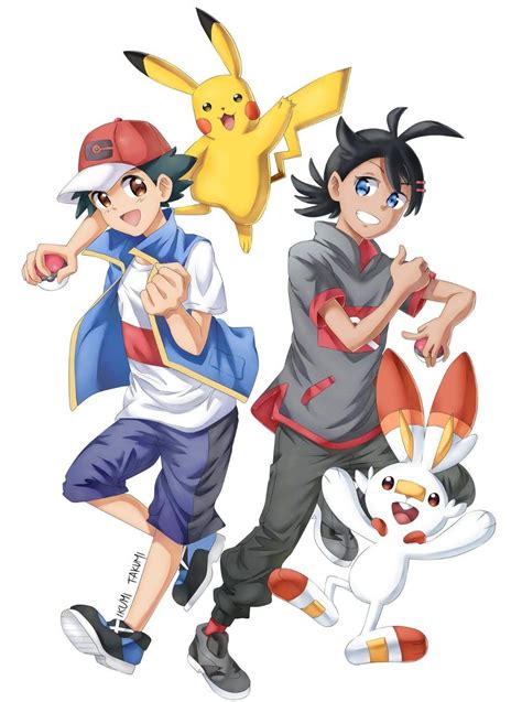 I feel like grown up fischl would just be amy. Grown up Ash and Gou .... fanart | Pokemon characters, Ash pokemon, Pokemon fan art