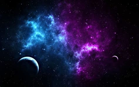 Colors Galaxy Glow Nebula Pink Planets Sky Space