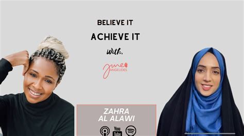 Believe It Achieve It With June Angelides Zahra Al Alawi Youtube