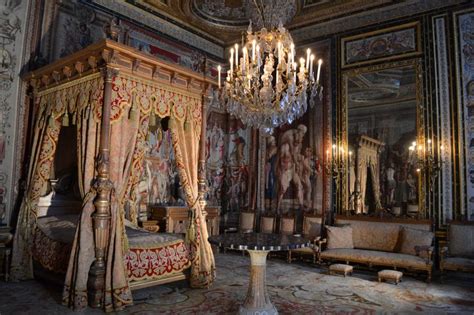 Renaissance Style Bedroom Layout Fontainebleau Royal Castles French