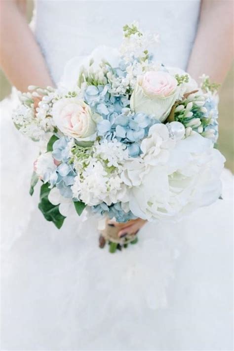 Bouquetflower Fresh New Blue Wedding Bouquets We Adore 2264881