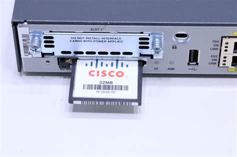 Cisco 1800 Series 1841 Integrated Services Router W32 Mb Card