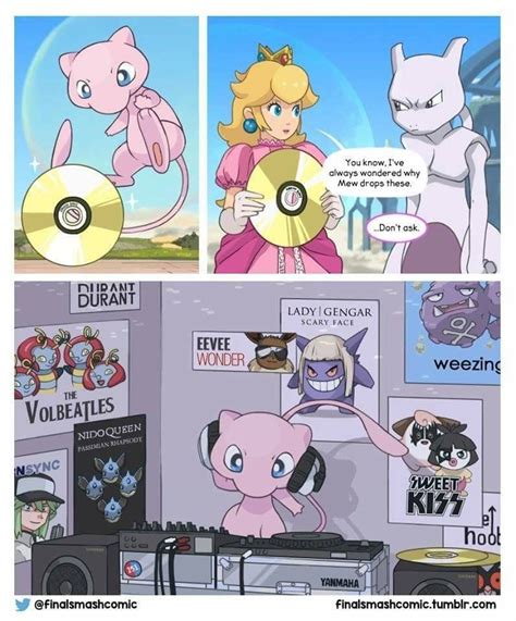 Dj Mew I Didnt Know You Could Make So Many Parody Bands From Pokémon Names Pokemon Funny