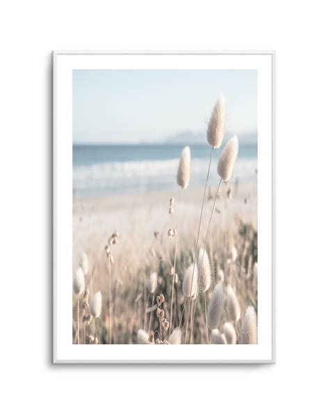 Seaside Grass At The Beach Photographic Art Framed With Olive Et Oriel
