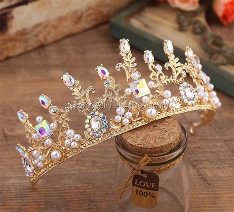 La Novia Corona Reina De Diamantes Princesa Corona Grande De Lujo De