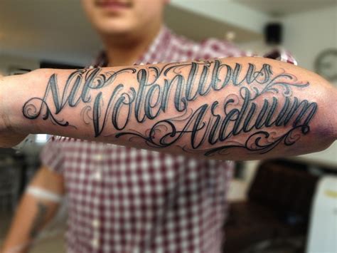 Lettering Tattoo Design On Arm Arm Tattoo Sites