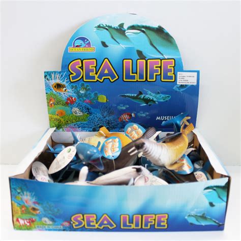 Sea Life Animal Plastic Toys Beach Party Favors California Seashell Co