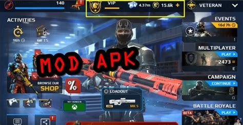 Modern Combat 5 Mod APK/IOS 4.3.3j [Unlimited Credits/Diamond]