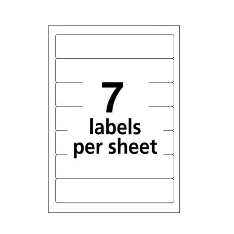 Avery® Removable File Folder Labels Multipurpose Labels Avery