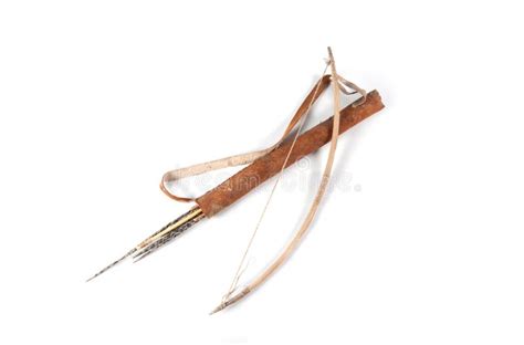 Old Decorative Bow Quiver And Arrow Stock Photo Image Of Fight