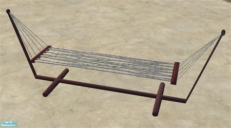 The Sims Resource Happy Time Hammock Cherry Wood