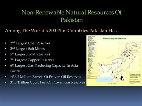 Unexplored Natural Resources Of Pakistan