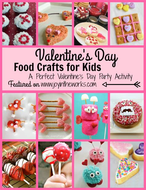 See more ideas about food, food crafts, kids meals. Valentine's Day Food Crafts for Kids - Joy in the Works