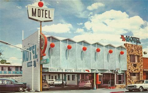 Mid Century Model Reno Nv 1960s Vintage Photo Motel Riverside