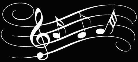 Black And White Music Notes