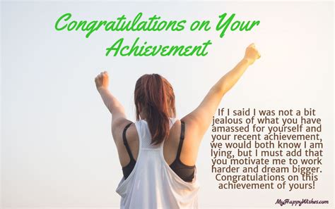 Congratulations Greeting Card Messages For Achievement