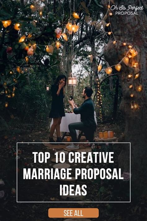 Top 10 Creative Marriage Proposal Ideas Marriage Proposals Creative Proposals Romantic Ways
