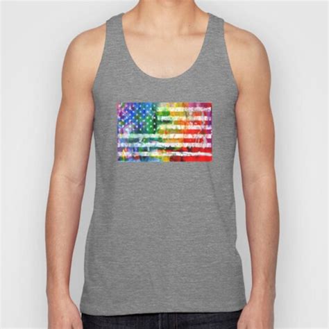 Unisex Tank Top Gay Pride Clothing Rainbow Us Gay Pride