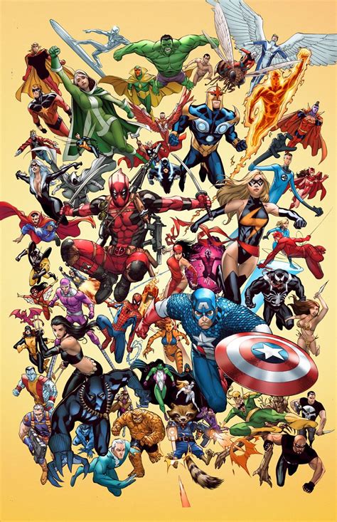 Marvel Poster By Deffectx On Deviantart Marvel Comics Marvel
